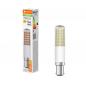 Preview: Ledvance B15d  LED T SLIM Dimmbare schlanke LED Lampe 2700K warmweiß 8W wie 75W